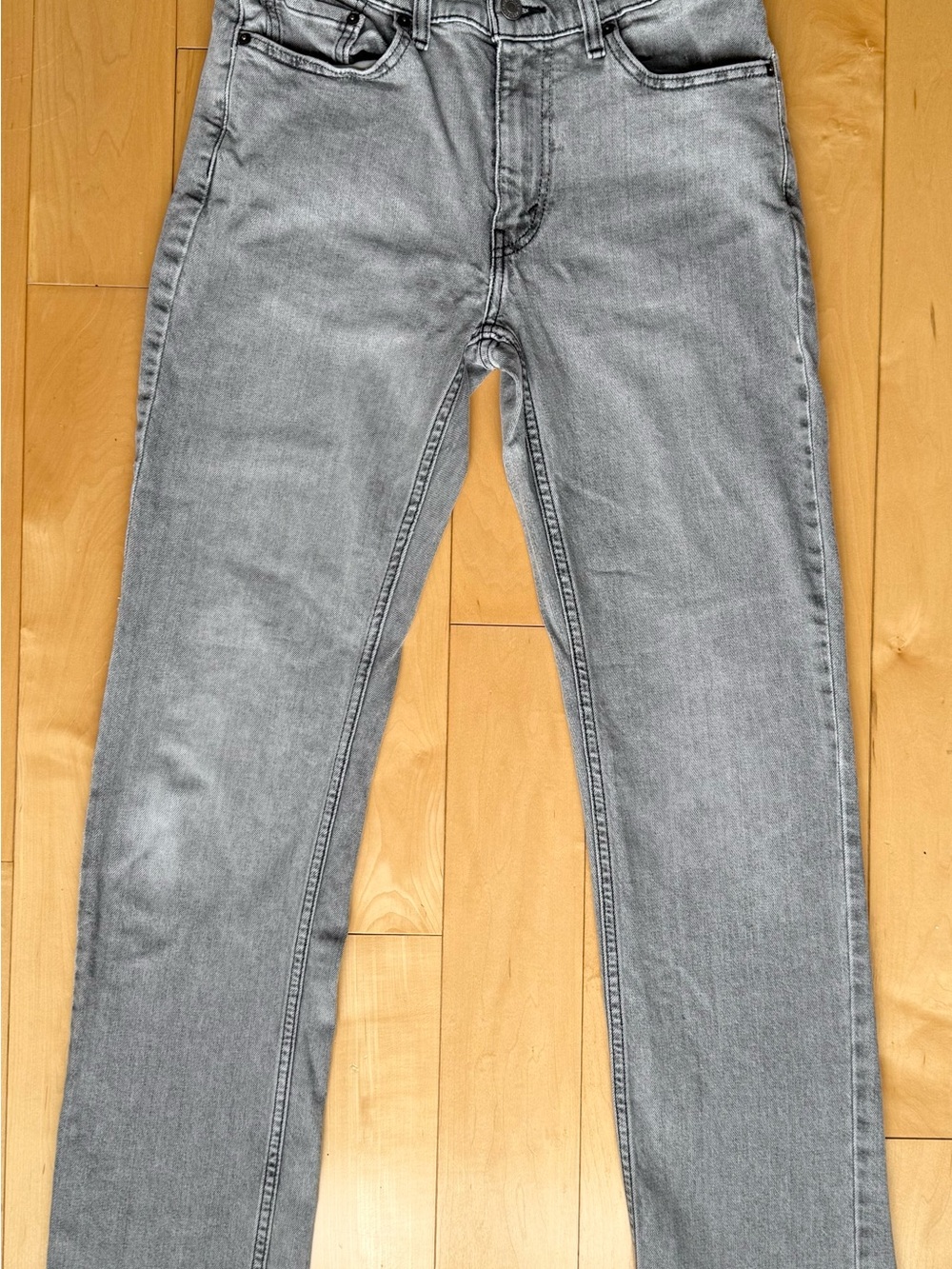 Levi’s 514 Gray Slim Straight Jeans Men’s 30x32 Classic Denim